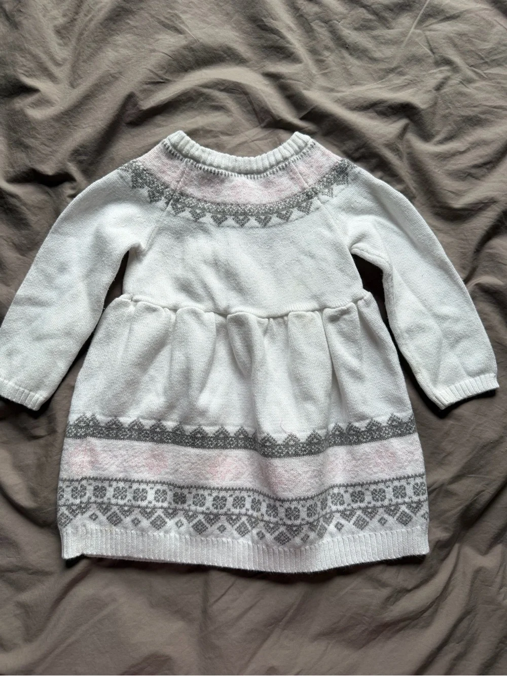 Baby Girl Mixed Bundle - Long-Sleeve Tops & Dress Set Floral, Mint, Ivory 9-12M